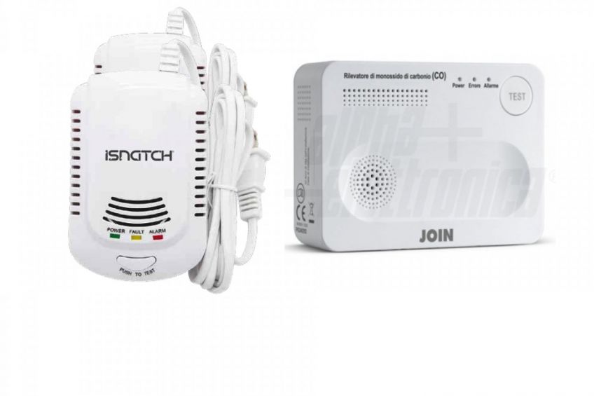 Rilevatori Monossido - GPL Metano - Fumo - Acqua